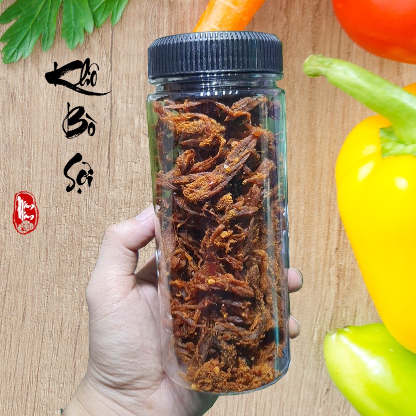 🐮 Khô bò sợi - que - miếng (BÒ THẬT)[200g]