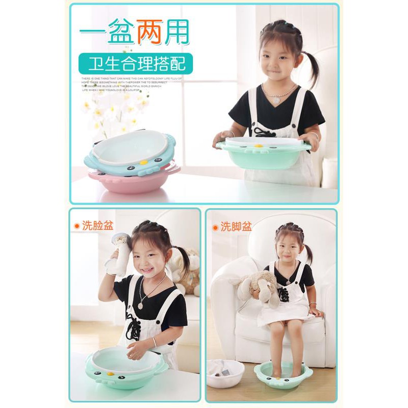 Chậu Rửa Mặt Bằng Nhựa Họa Tiết Hoạt Hình Dễ Thương Cho Bé | BigBuy360 - bigbuy360.vn