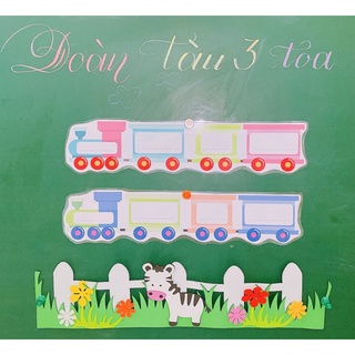 Đoàn tàu 3 toa - Đồ dùng dạy học Ruby