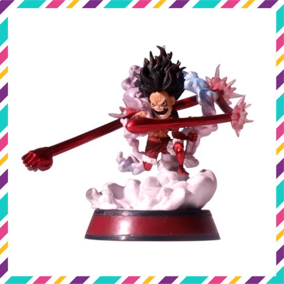 Mô hình One Piece Luffy Gear 4 Snake Man Cao 11cm , trạng thái chiến đấu , figure mô hình one piece
