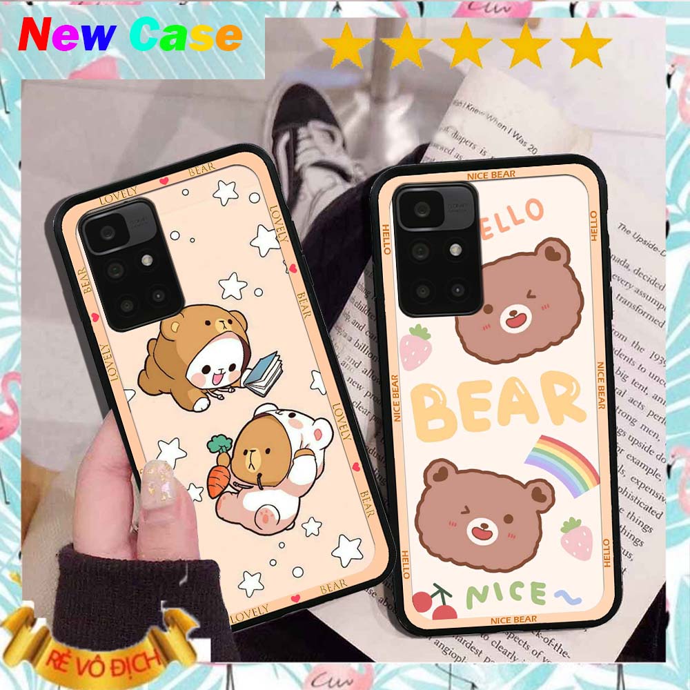 Ốp lưng Xiaomi Redmi 10 in hình họa tiết động vật cute đáng yêu