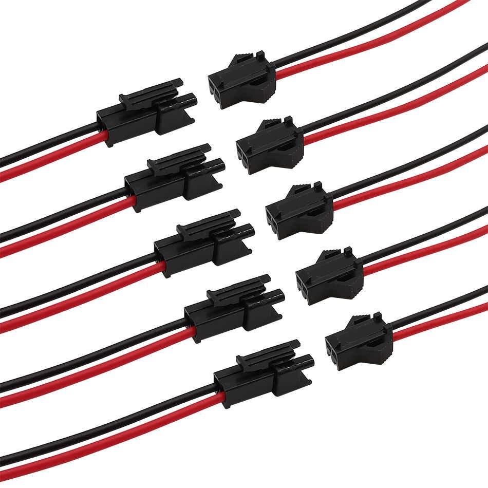 Dây Giắc Kết Nối nhanh SM 2.54 Đực Cái 2.54MM 2P 3P 4P 6P, cặp dây kết nối nhanh xe điện