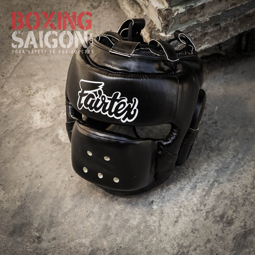 Nón boxing Fairtex HG14 Sparring - Black