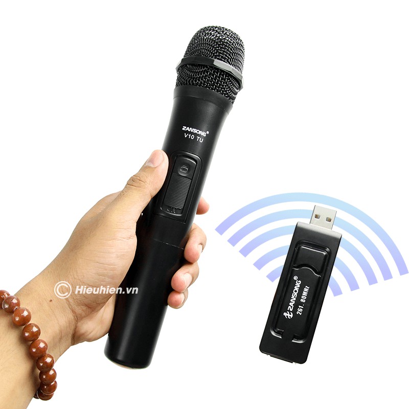 Micro không dây DAILE V-10 tay mic đơn dành cho loa kéo