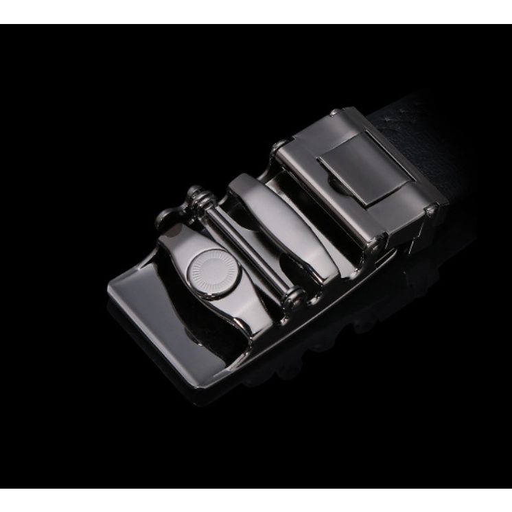 Thắt lưng nam da bò nguyên chất mặt khóa tự động hợp kim cao cấp