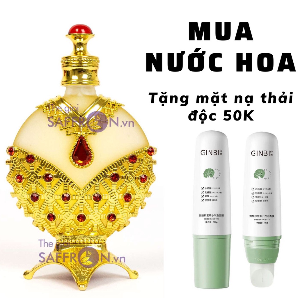Tinh dầu nước hoa dubai thiết kế công chúa nữ hoàng ngọc đỏ thơm lâu