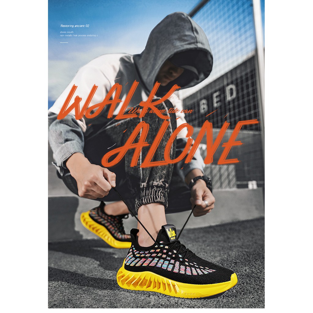 Giày Thể Thao Nam Siêu Nhẹ Thoáng Khí Năng Động | BigBuy360 - bigbuy360.vn