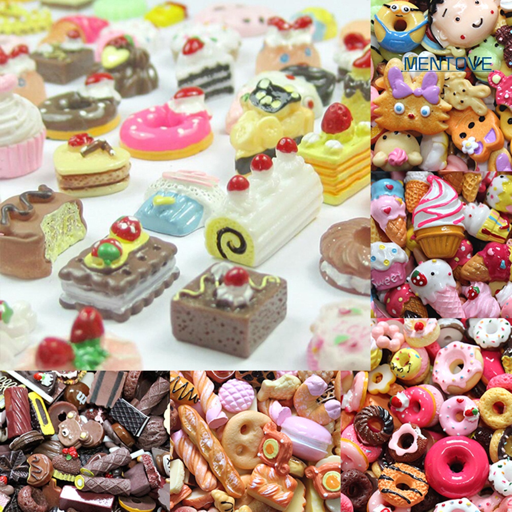 Bộ 10 Bánh Donut Đồ Chơi Bằng Nhựa Nhiều Màu Sắc