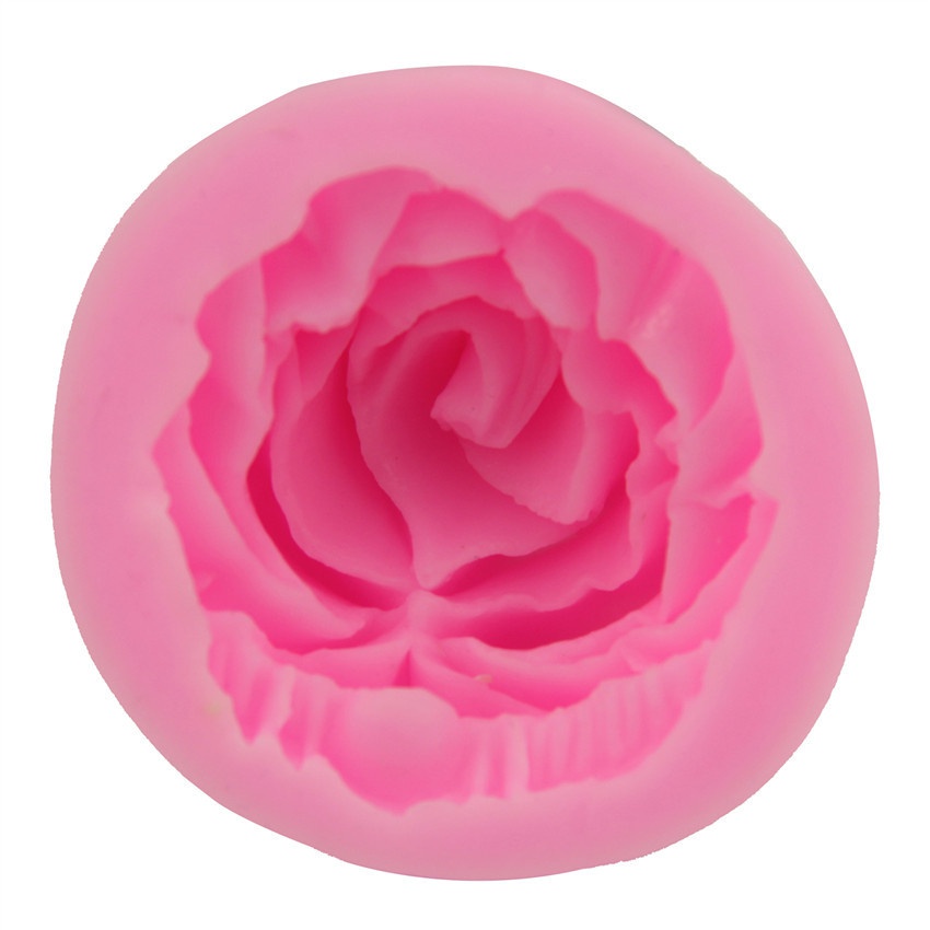 Khuôn Silicone Tạo Hình Hoa Hồng 3d Trang Trí Bánh