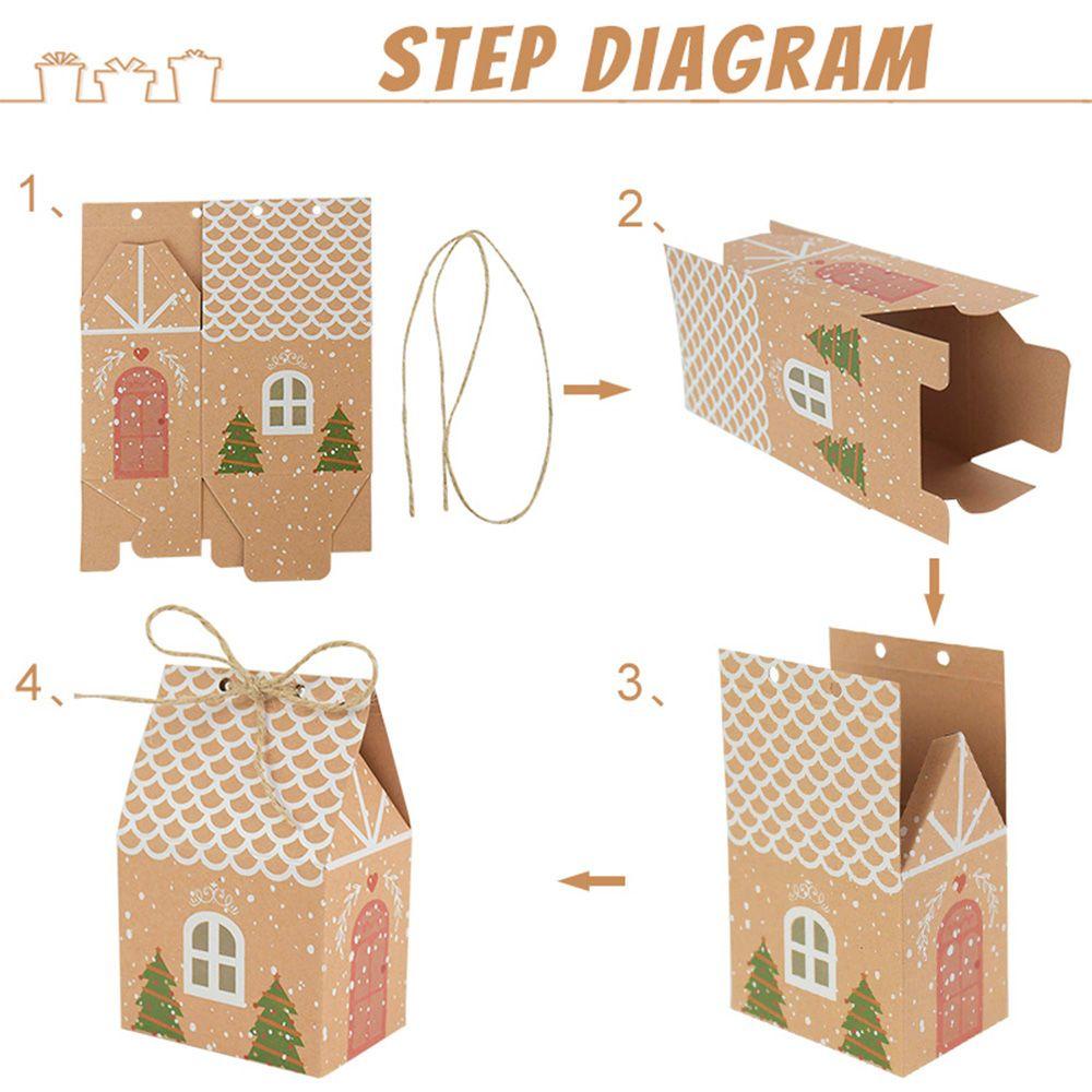 Hộp Đựng Kẹo / Bánh Quy Trang Trí Giáng Sinh DIY