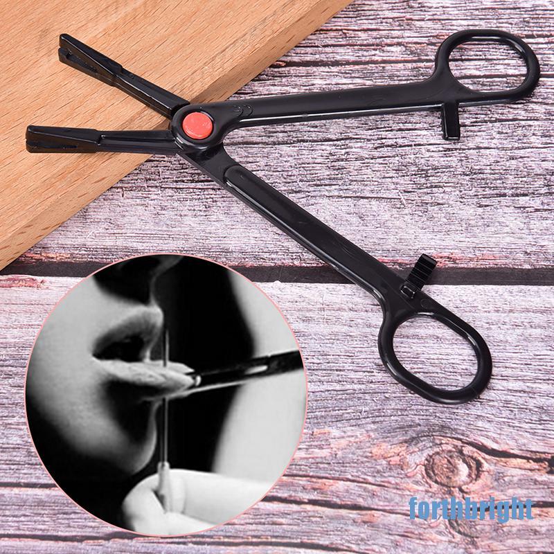 （hot*cod）Body Piercing Tool Art Forceps Clamps Tongue Belly hip Nose Lip Ear Tattoo