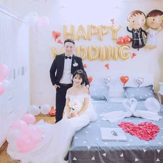 Bộ happy wedding nhiều màu