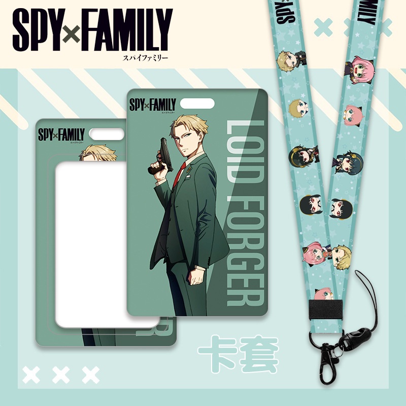 Dây Đeo Thẻ ID/Thẻ ID Bằng Silicon Họa Tiết Hoạt Hình Spyxfamily Yor Forger Anya