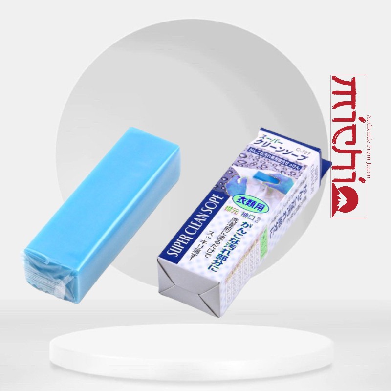 Xà phòng thanh giặt chà cổ áo, tay áo Sanada 100g Nhật Bản