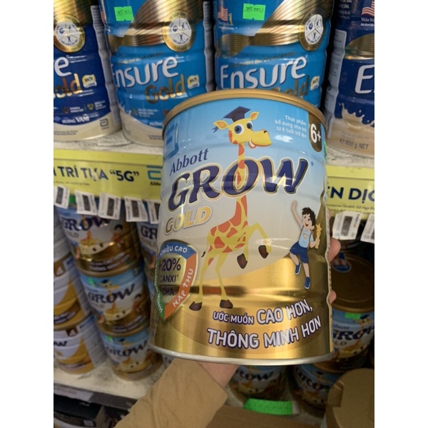 Sữa bột Abbott Grow 6+, lon 900g