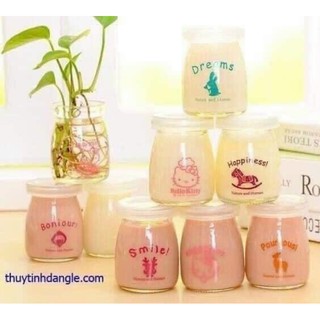 SET 12 HỦ THỦY TINH LÀM YOGURT