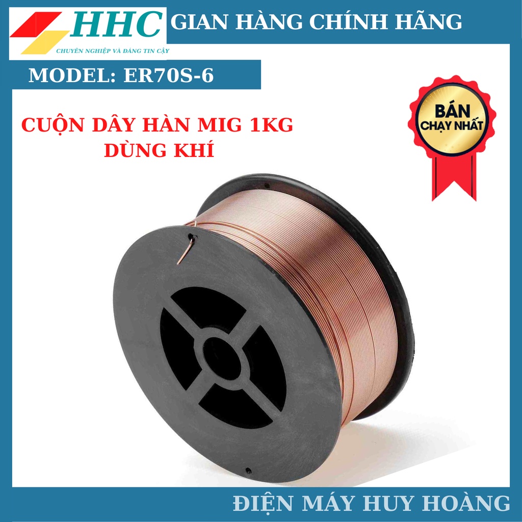 Cuộn dây hàn MIG 1kg dùng bình khí