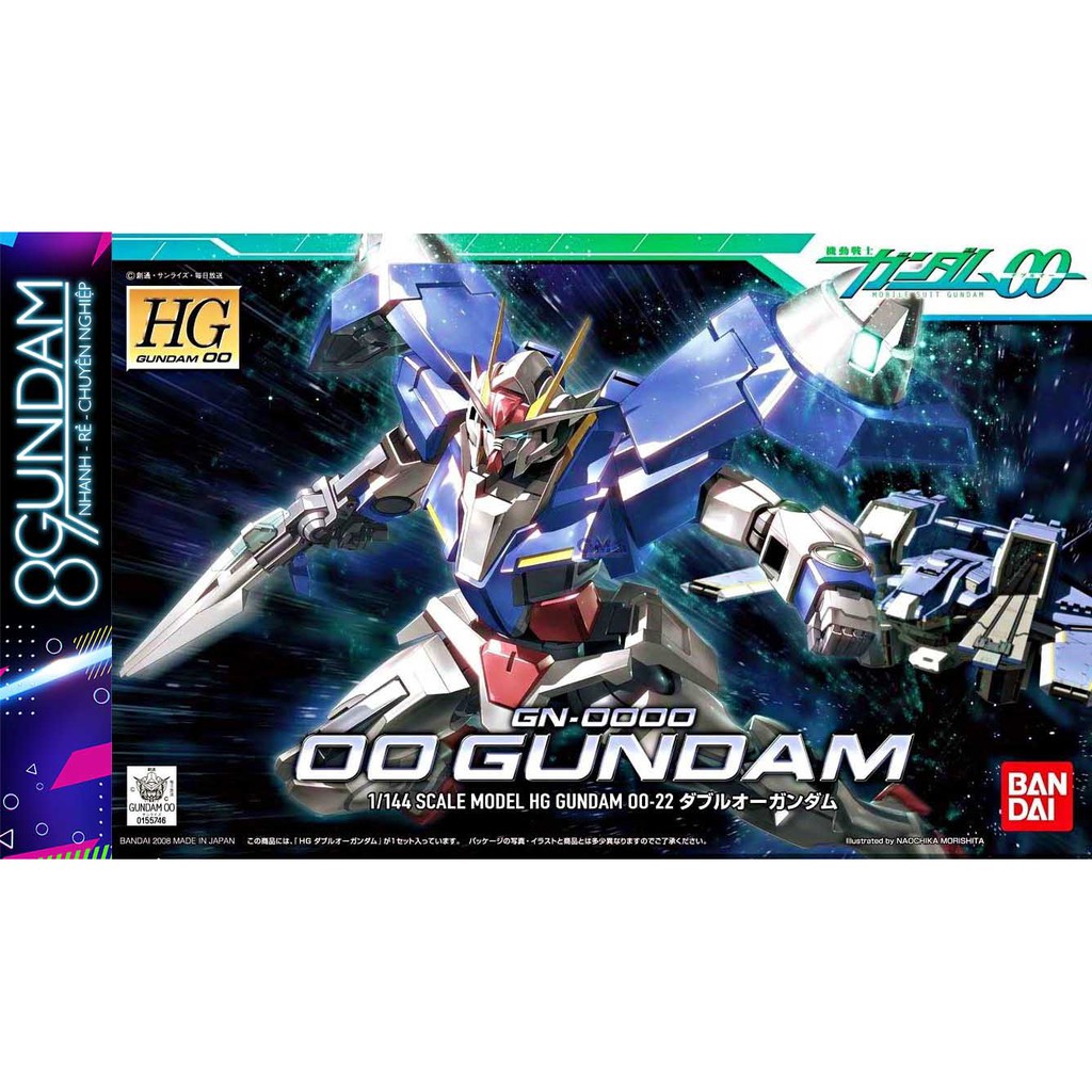 Mô Hình Lắp Ráp HG 00 Gundam