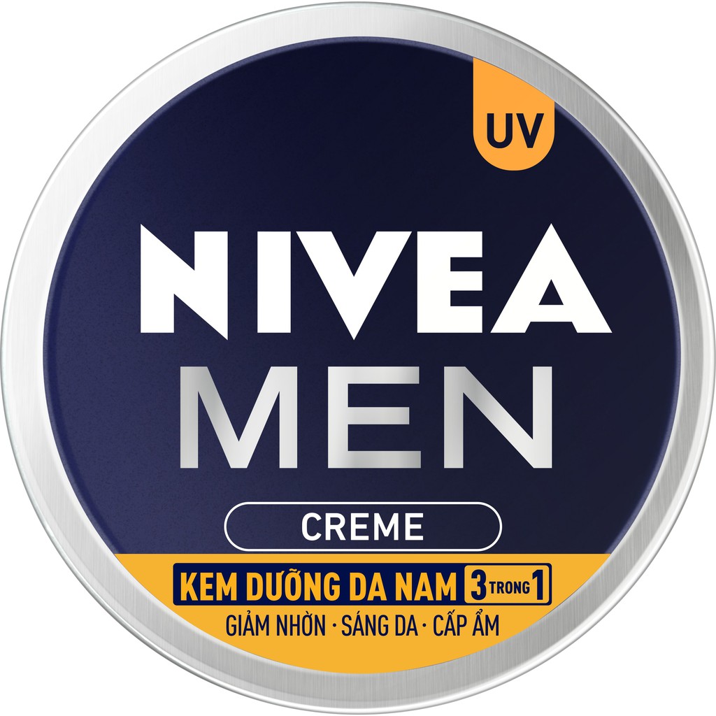 Kem dưỡng da nam NIVEA MEN Creme 3in1 giúp giảm nhờn, sáng da, cấp ẩm (30ml) - 83923