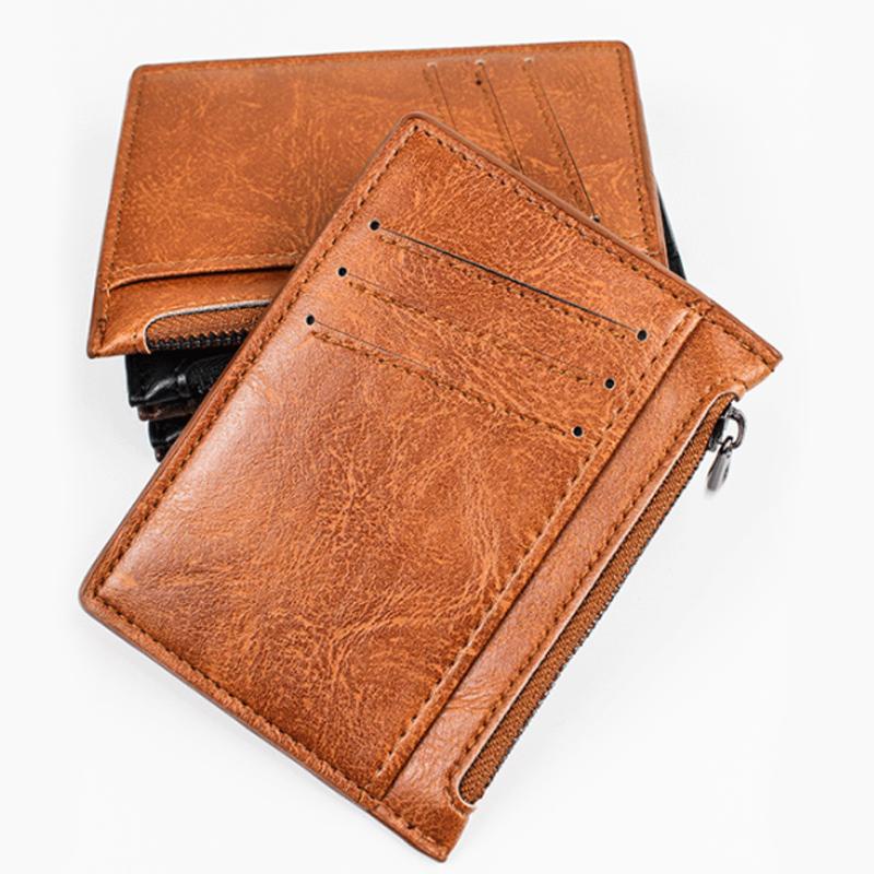 Ví da đựng thẻ đa năng thiết kế sáng tạo phong cách thời trang