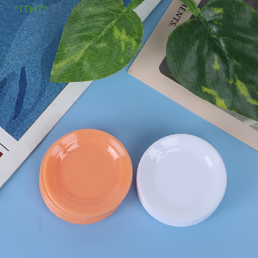 Set 5 Đĩa Đồ Chơi Mini Tỉ Lệ 1: 12 Dành Cho Nhà Búp Bê Mới
