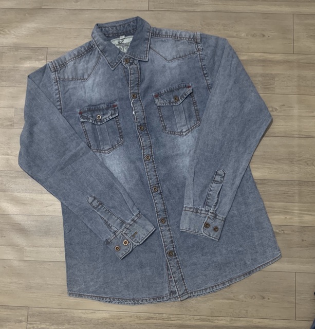 Áo sơ mi + áo khoác jean nam Size L-4XL | BigBuy360 - bigbuy360.vn