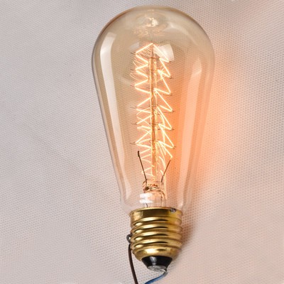 Bóng đèn sợi đốt Retro vonfram 60W Watt Edison bóng đèn E27 vít công nghiệp quán bar quán cà phê trang trí bóng đèn