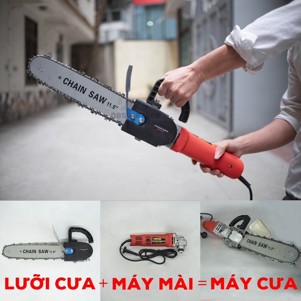 Máy mài góc AOTUO + Lưỡi cưa xích - máy cắt cầm tay - cưa cây - Cưa điện đa năng - HÀNG XỊN GIÁ SỐC