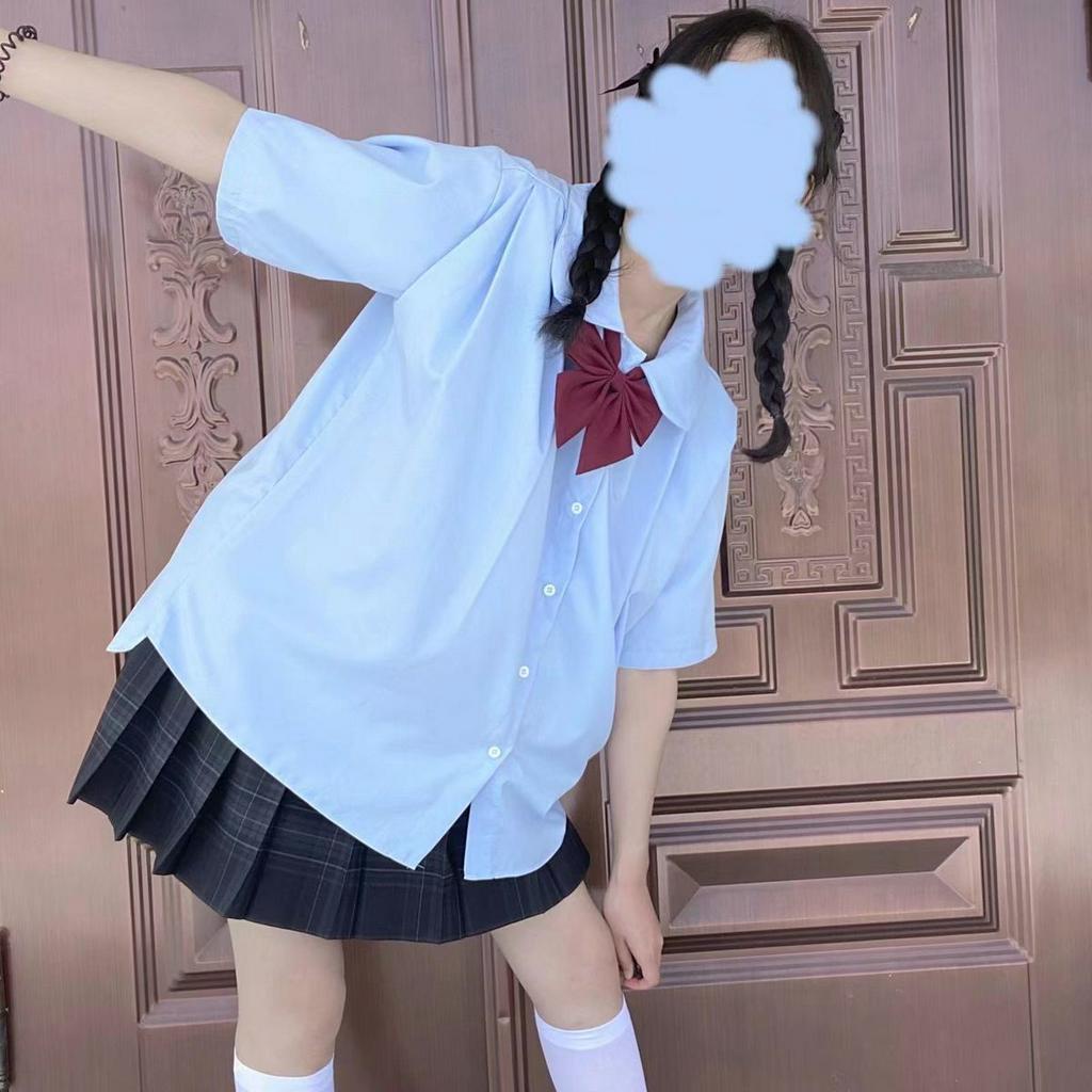 Áo Sơ Mi Nữ Tay Ngắn Dáng Rộng Phong Cách Hàn Quốc
