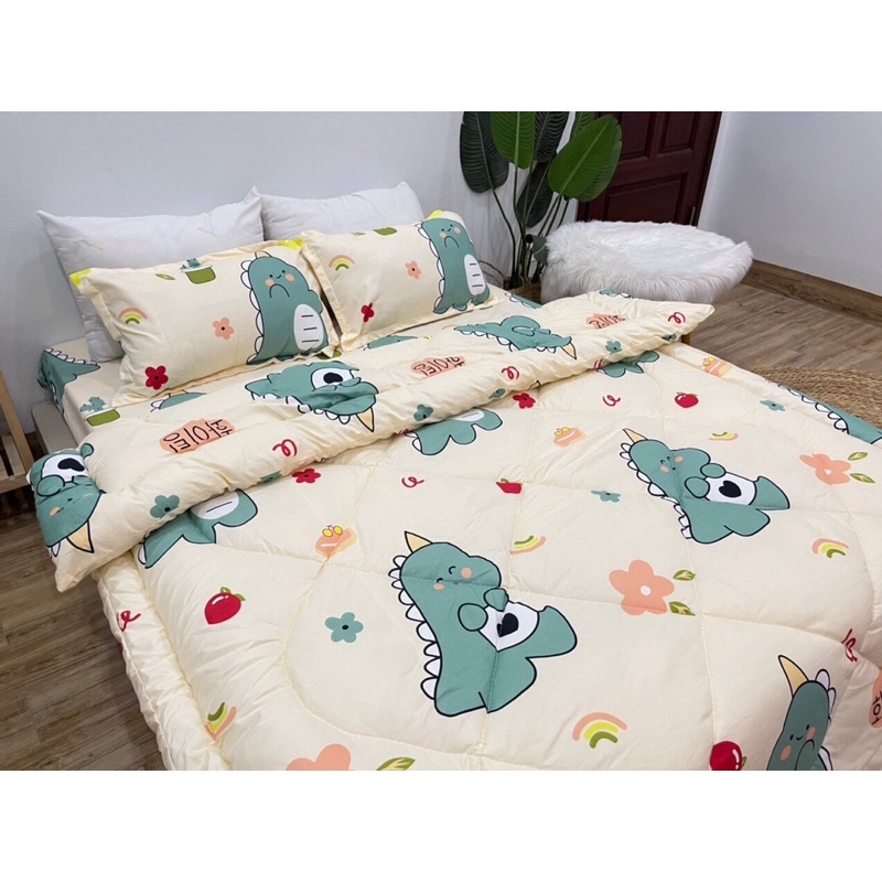 Trọn bộ 5 món Poly set hè và set phao- mẫu khủng long cà chua