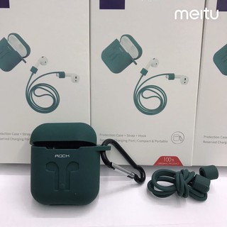 CASE SILICON BẢO VỆ CHỐNG SOCK TAI NGHE AIRPODS ROCK