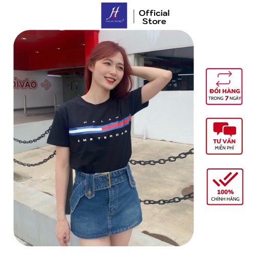 Áo thun HALAN AMSTERDAM phông cotton cao cấp chính hãng