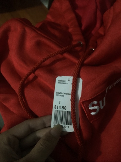 Áo hoodie supreme đỏ