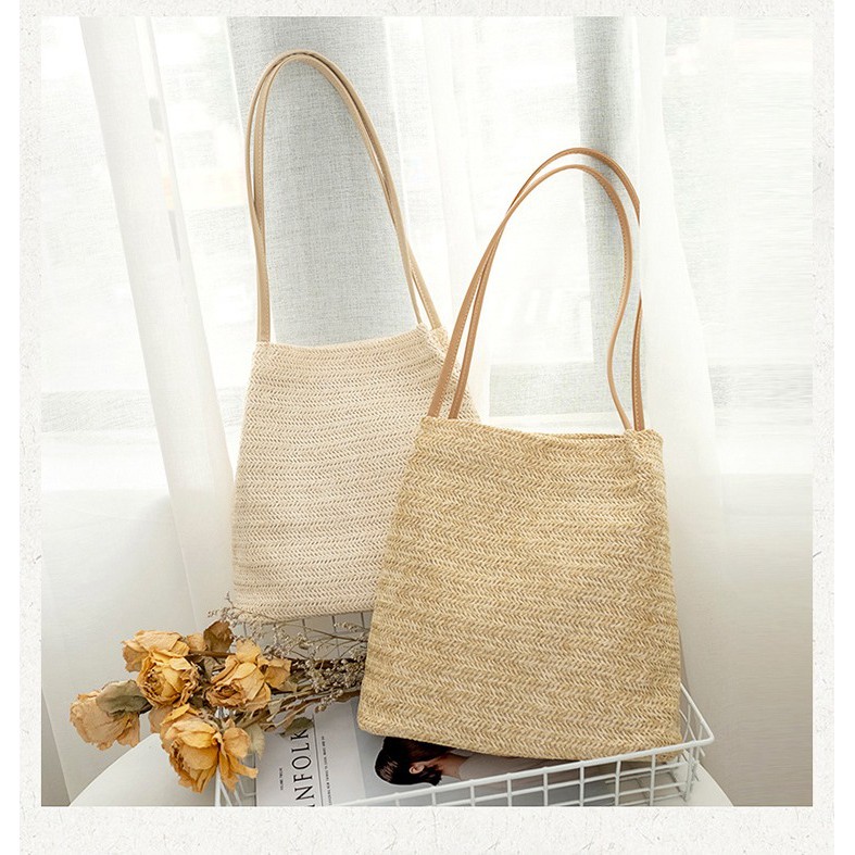 Túi cói đi biển dễ thương | BigBuy360 - bigbuy360.vn