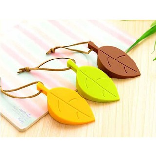 3 miếng chặn cửa chiếc lá silicon màu ngẫu nhiên