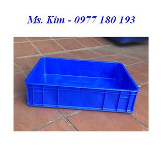 Thùng Nhựa Đặc HS007-KT:610x420x150mm