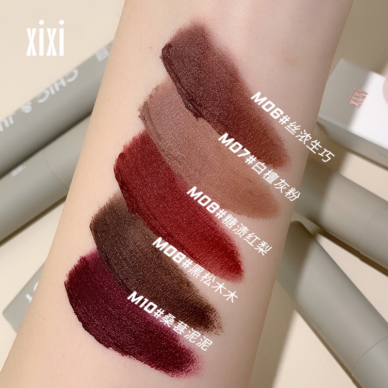 [Hàng Mới Về] Son Môi Dưỡng Ẩm Chống Thấm Nước Thiết Kế Hình Đôi Môi Độc Đáo