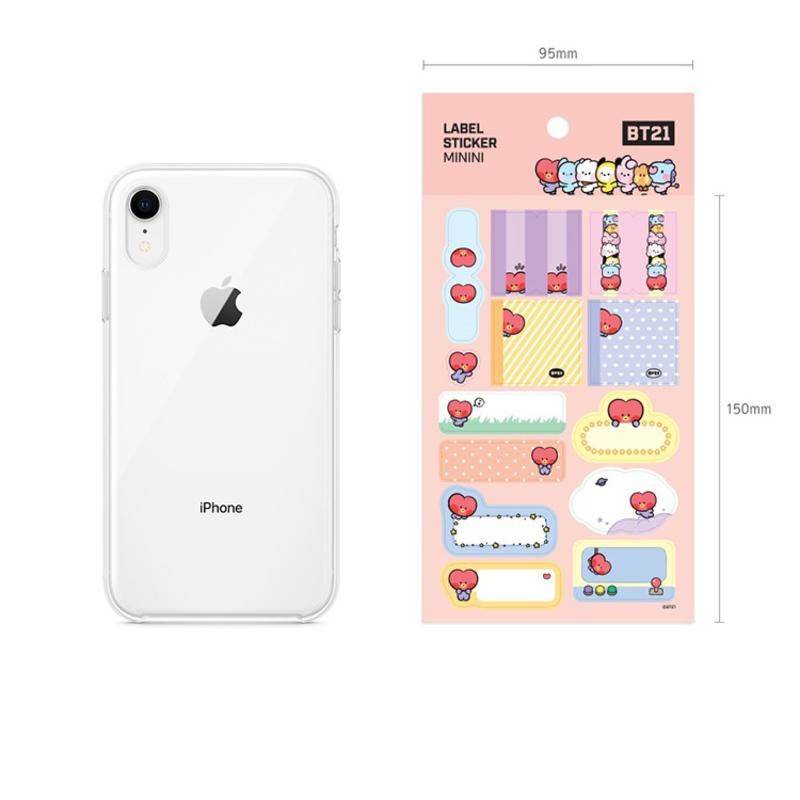 Nhãn Dán Lịch Lên Kế Hoạch Hạnh Phúc Năm 2022 BTS BT21 Rosutine Agenda
