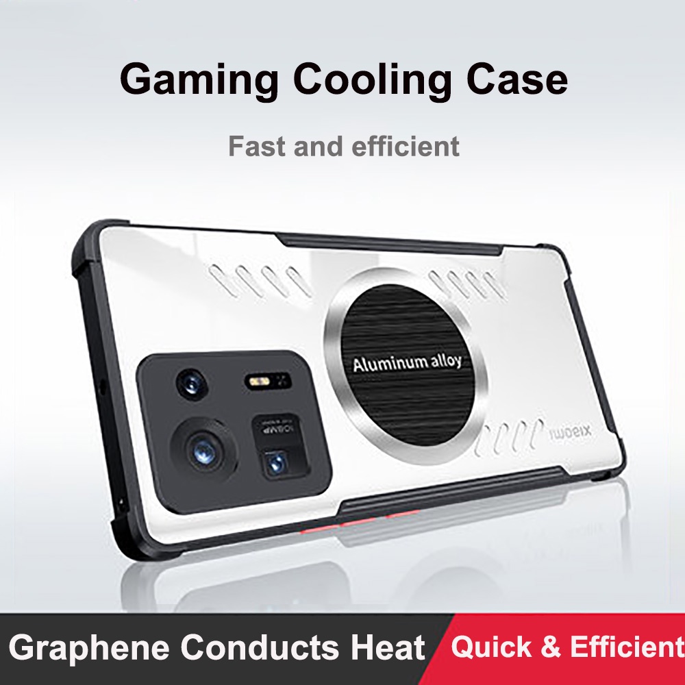 Ốp Điện Thoại Hợp Kim Nhôm Tản Nhiệt Cho Xiaomi Mi Mix 4 Mix4 Case Mi 11 Pro Ultra 5G Xiaomi 12 Pro 12X Mi11 Mi12 Pro