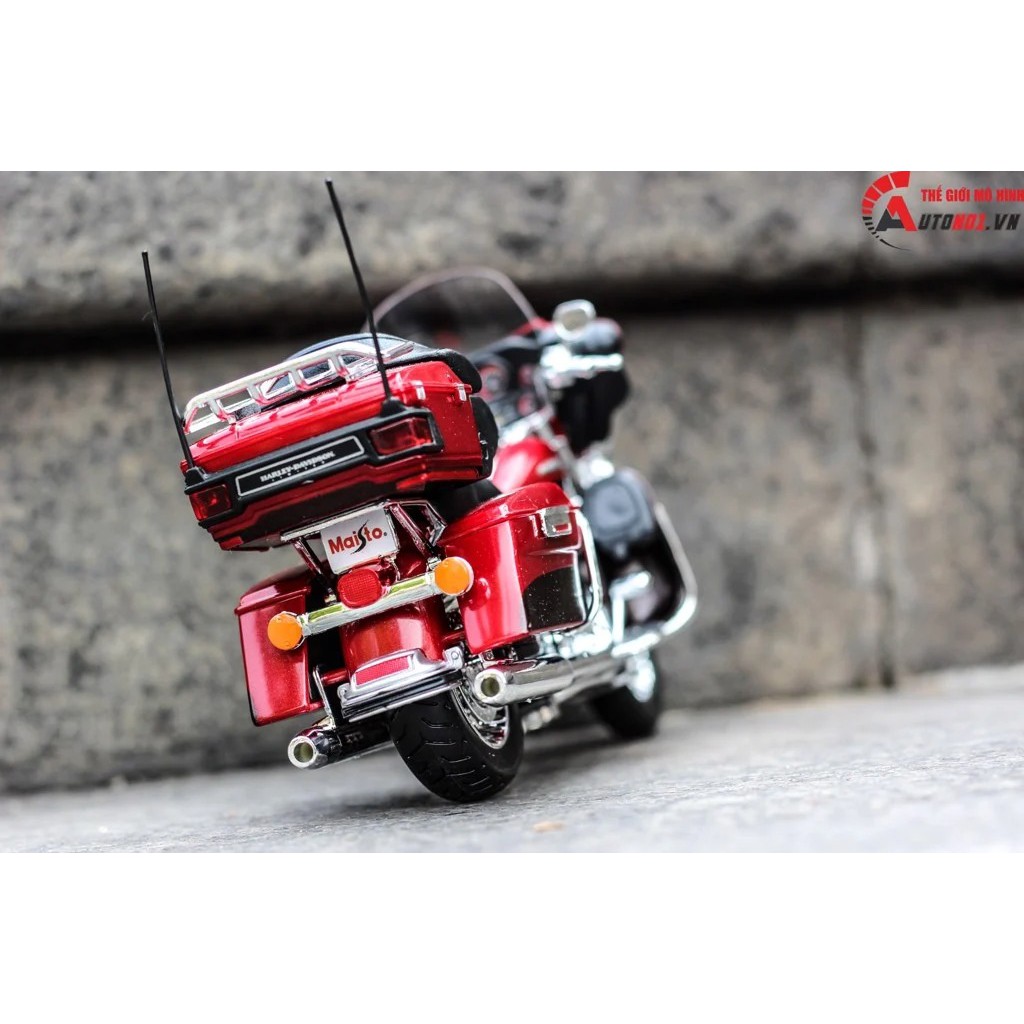 MÔ HÌNH XE HARLEY DAVIDSON FLHTK ELECTRA GLIDE ULTRA LIMITED RED 2013 1:12 MAISTO  5803