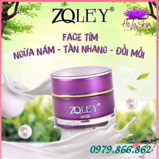 Kem dưỡng da mặt Zoley tím giảm nám, tàn nhang, kem dưỡng trắng da hộp lơn 10g