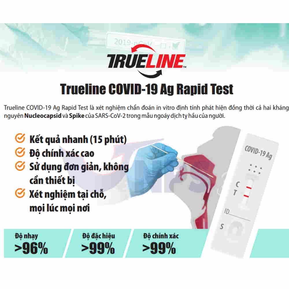 Kit Test nhanh tại nhà SARS-CoV-2 Trueline Covid-19 Ag Rapid Test