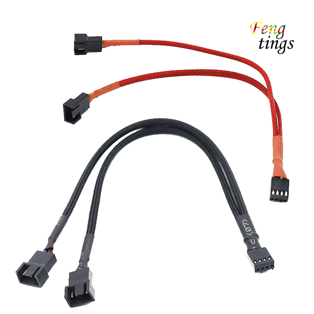 Dây Cáp Chia Nguồn 27cm 4pin Pwm Dành Cho Quạt Cpu Máy Tính