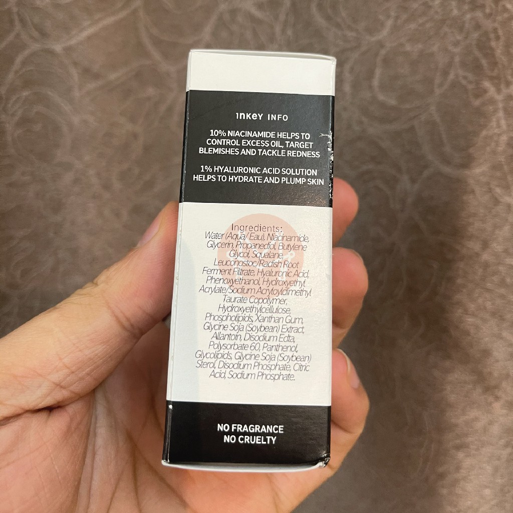 Serum Cho Da Dầu Mụn Niacinamide The Inkey List 30ml - Giảm Dầu, Cấp Ẩm, Mờ Thâm Có Bill Sephora