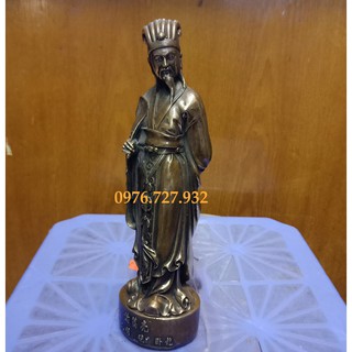 Tượng đồng Khổng Minh Gia Cát Lượng, tượng đồng phong thủy 24cm