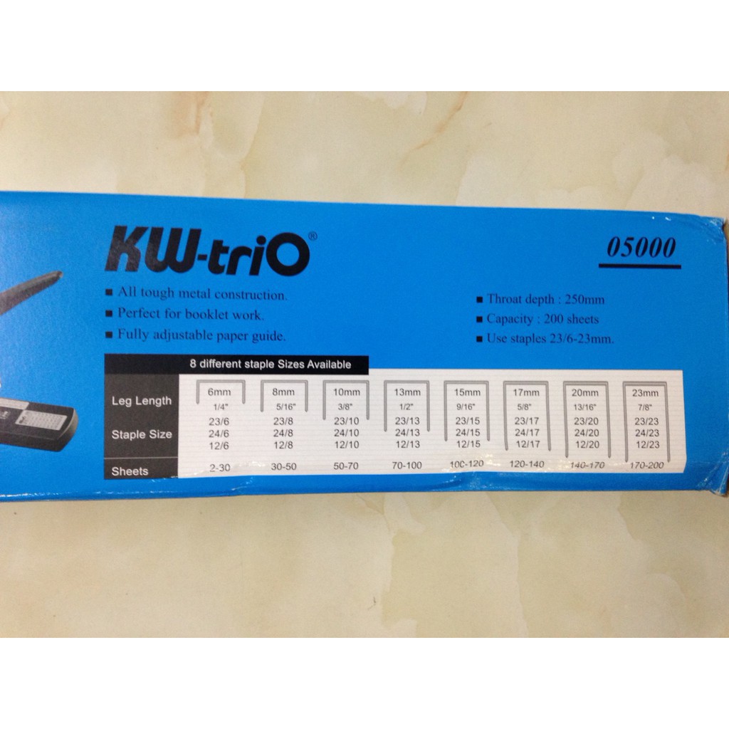 Dập ghim đóng sách KW Trio 5000  - Dập ghim đại dài