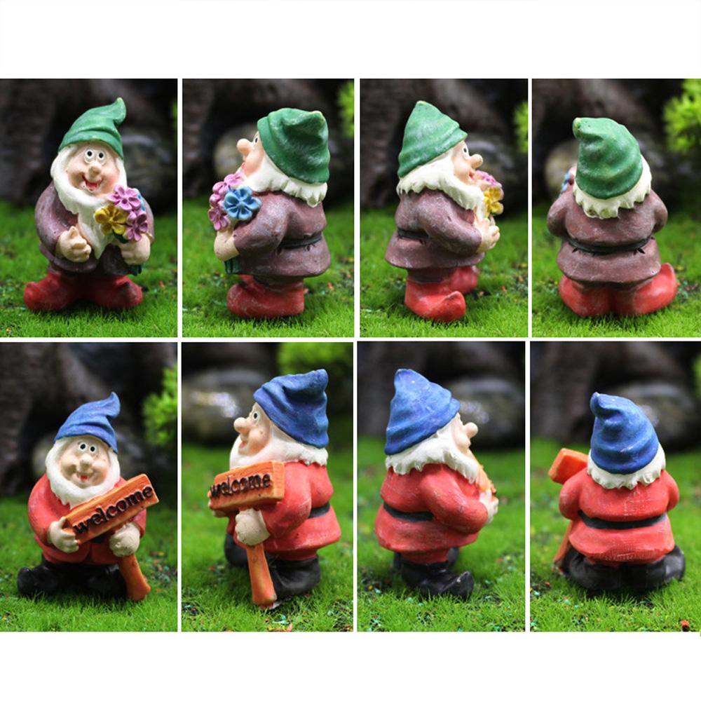 HARRIETT Đồ trang trí Gnomes Pixie Thu Nhỏ Dùng Để Trang Trí Tiểu Cảnh