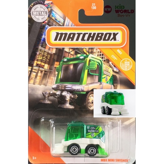 Xe mô hình Matchbox tải MBX Mini Swisher GKK83.