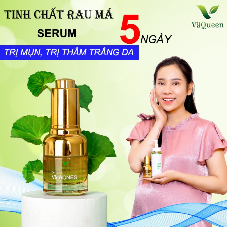 Serum Tri Mun Bọc-Mun Đầu Đen V9Queen-TRI MUN ẨN-TRI THÂM | BigBuy360 - bigbuy360.vn