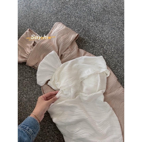 ĐẦM MIDI LƯỢN SÓNG VAI KIỂU